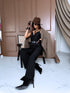 "GRACE LINE VS9006" fabric trousers - black